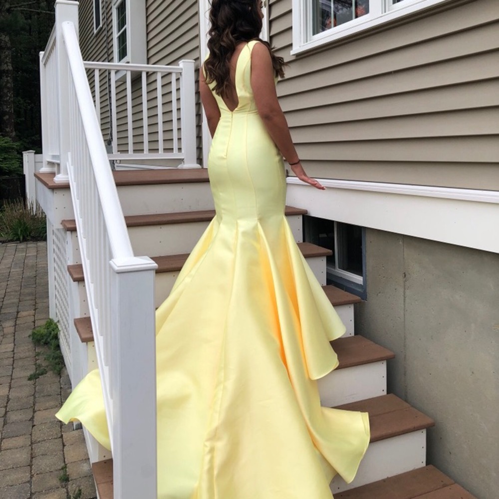 Jovani Yellow Prom Dress